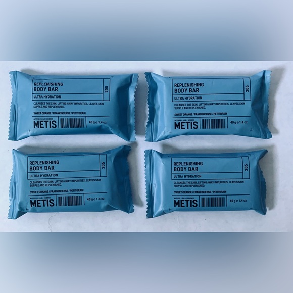 4 - Metis Replenishing Body Bar Soap Sweet Orange Frankincense Petitgrain new - Picture 3 of 4